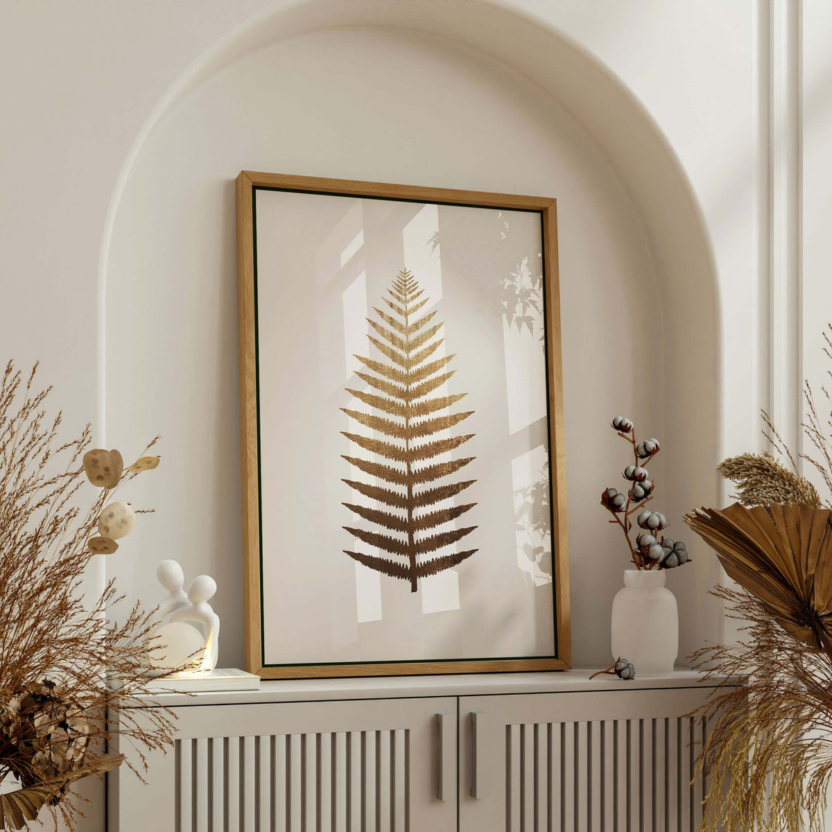 Asterwood Loop Botanical Canvas Wall Art — gallery image 5