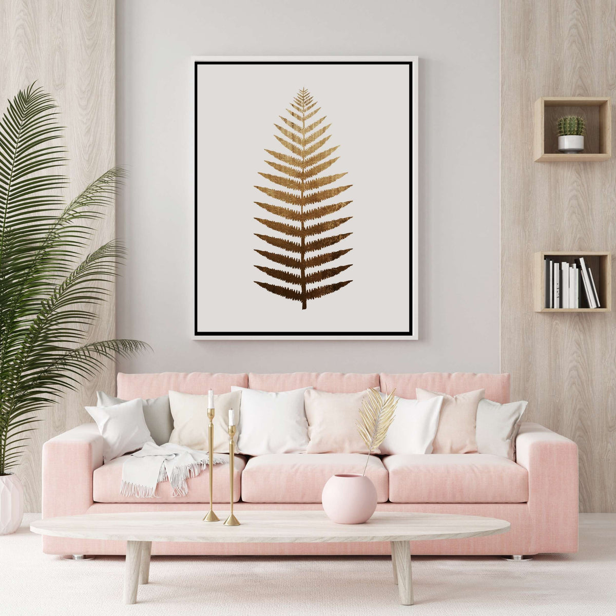 Asterwood Loop Botanical Canvas Wall Art — gallery image 7