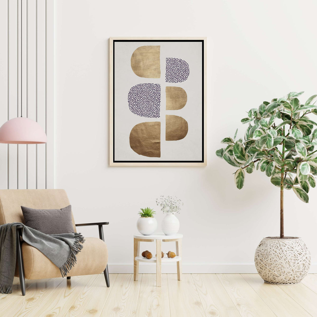
Reed Axis Tableau Géométrique sur Toile — photo 6