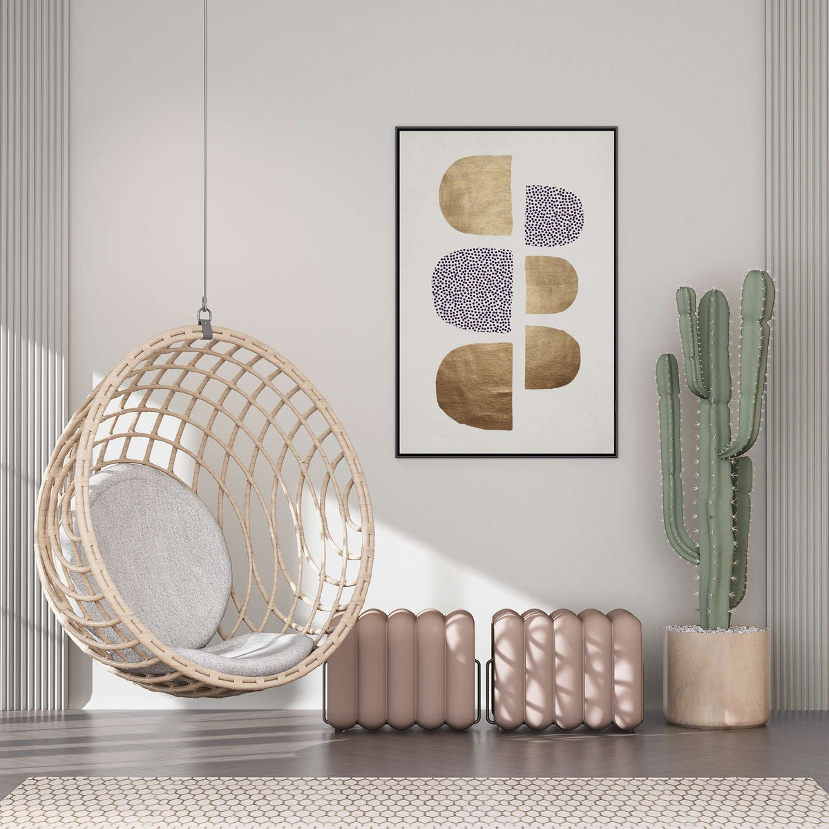 
Reed Axis Tableau Géométrique sur Toile — photo 4