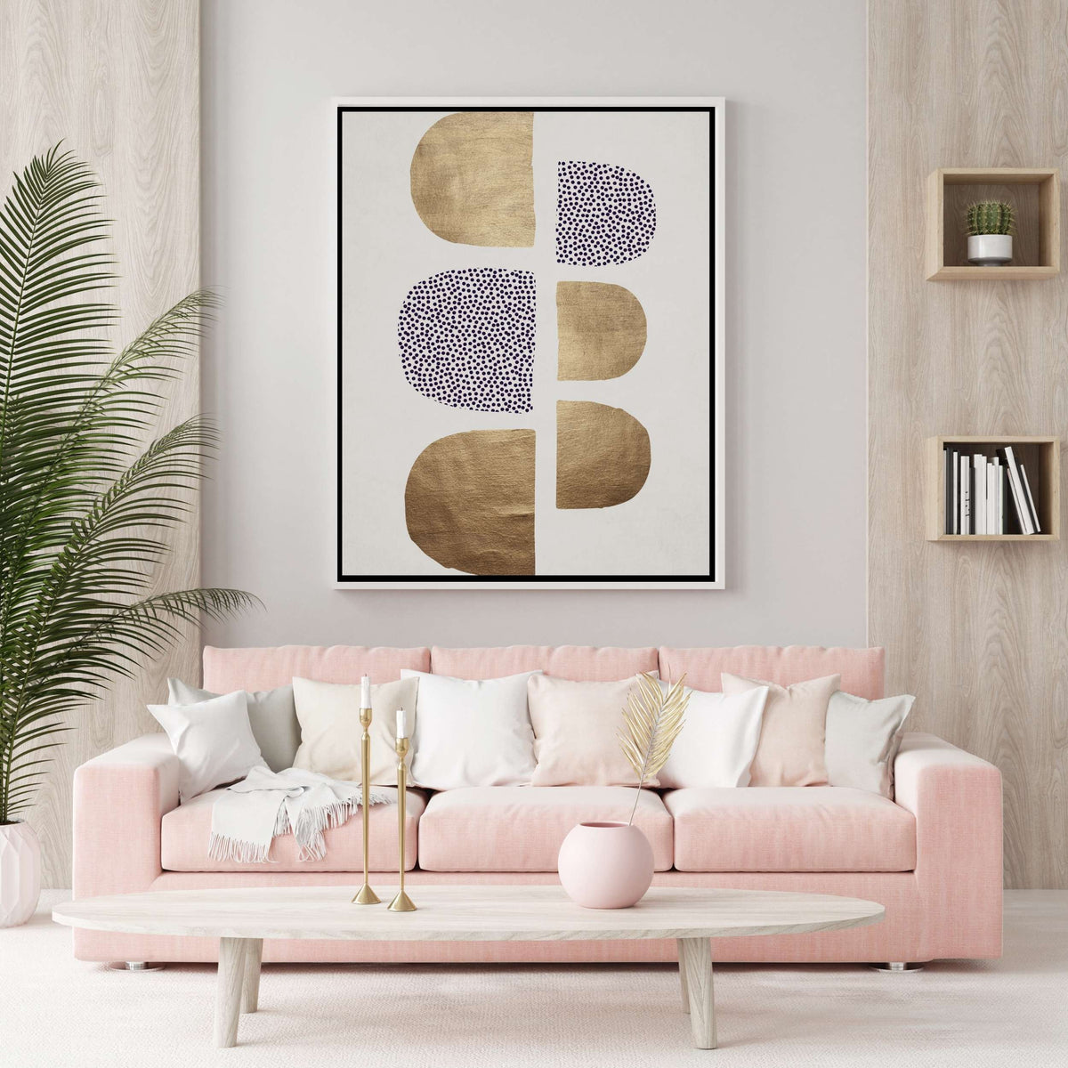 
Reed Axis Tableau Géométrique sur Toile — photo 8