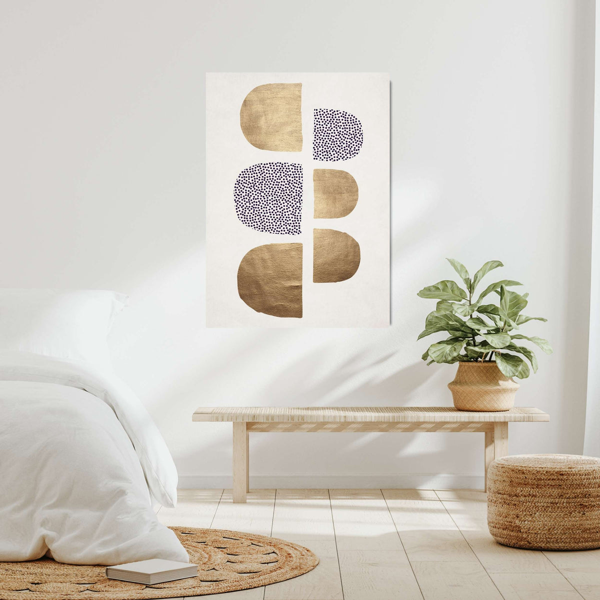 
Reed Axis Tableau Géométrique sur Toile — photo 9