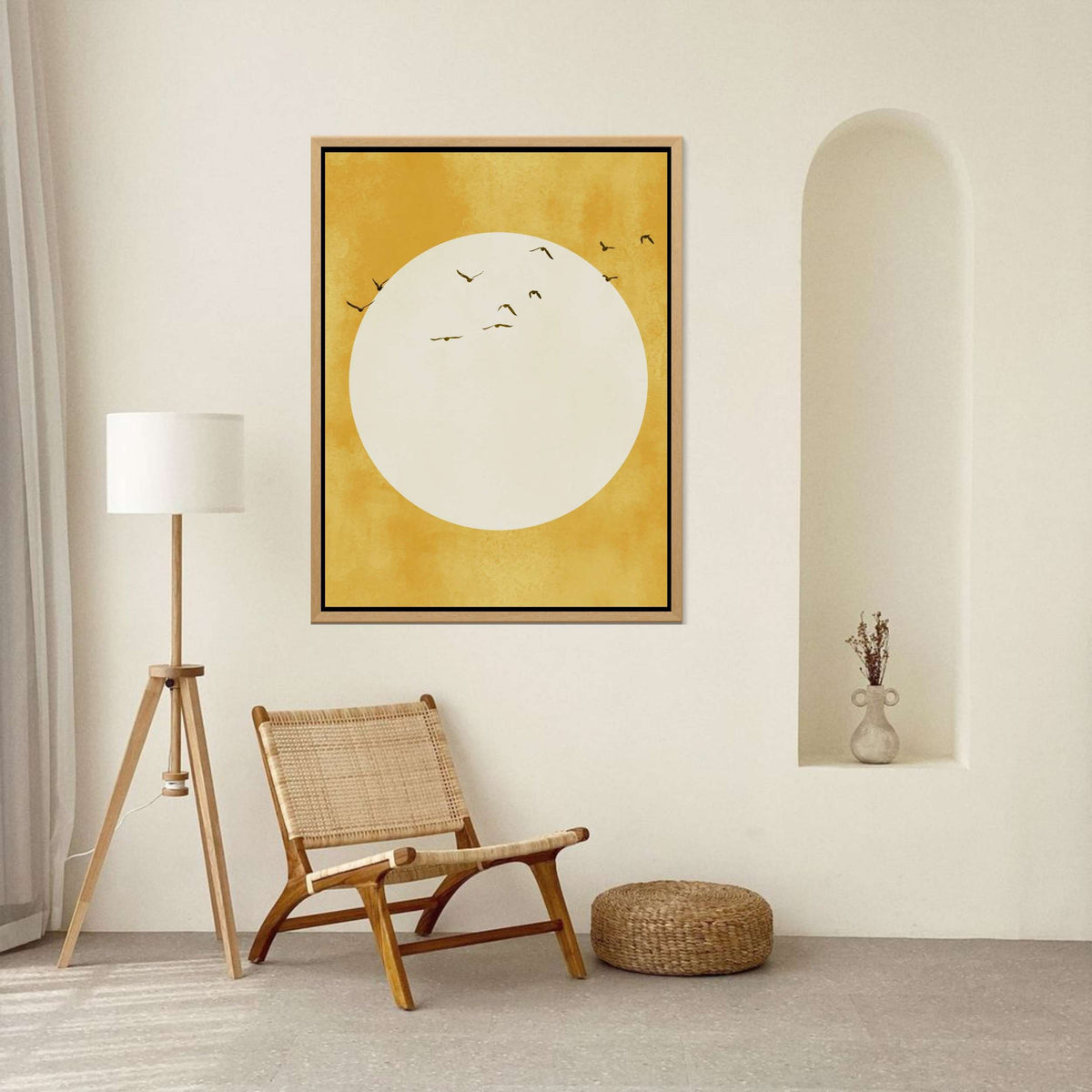 Clover Axis Bird Canvas Wall Art — gallery image 3