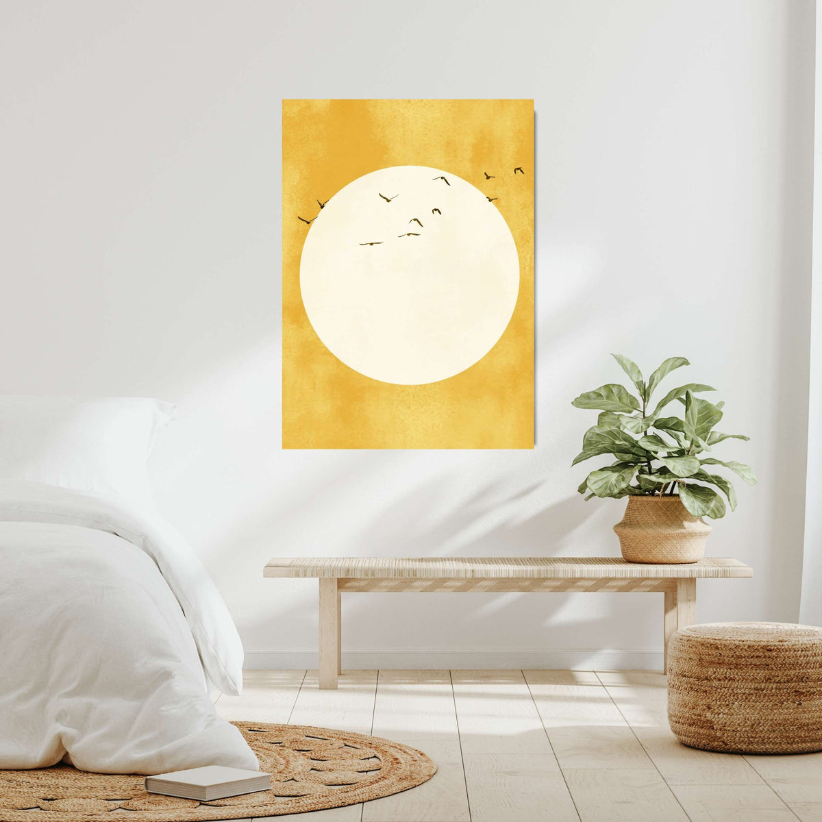 Clover Axis Bird Canvas Wall Art — gallery image 9