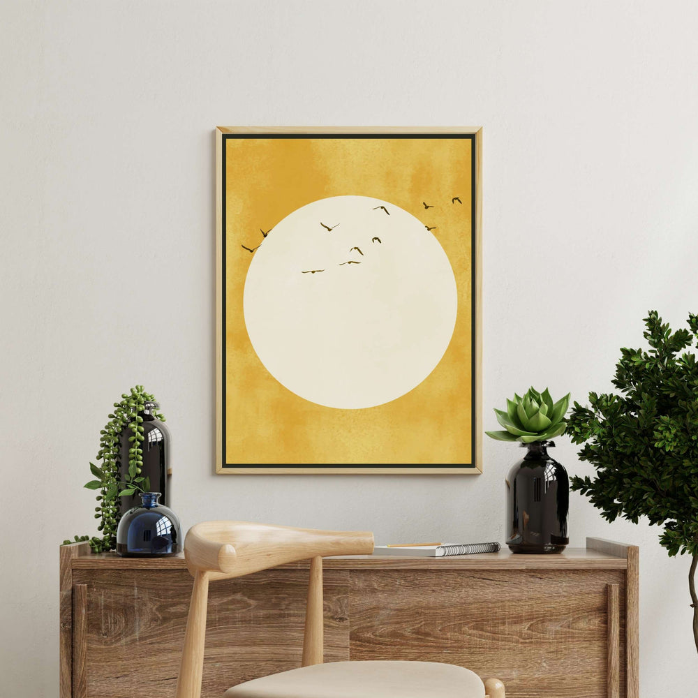 Clover Axis Bird Canvas Wall Art — gallery image 4