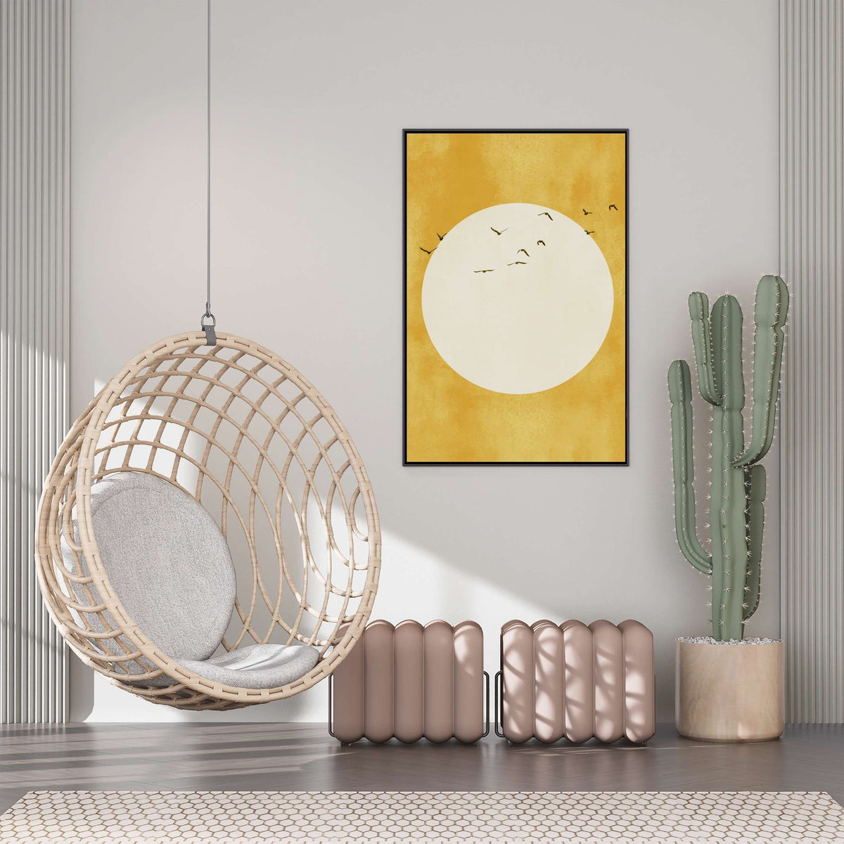 Clover Axis Bird Canvas Wall Art — gallery image 8