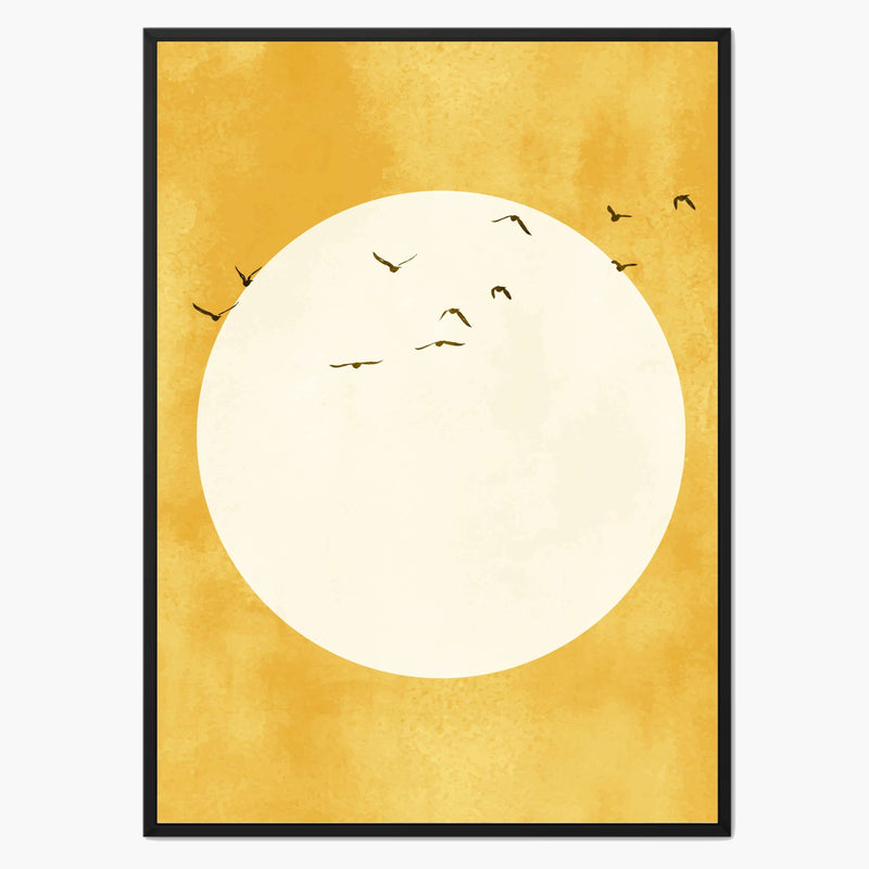 Clover Axis Bird Canvas Wall Art — gallery image 1
