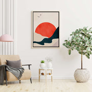 Hazel Axis Bird Canvas Wall Art — gallery image 2