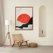 Hazel Axis Bird Canvas Wall Art — gallery image 4