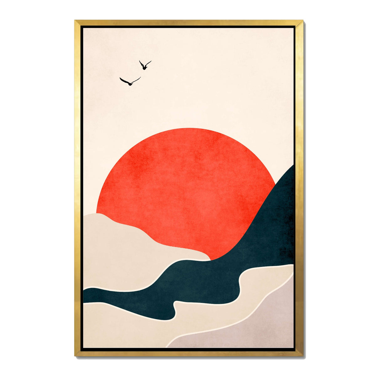 Hazel Axis Bird Canvas Wall Art — gallery image 26