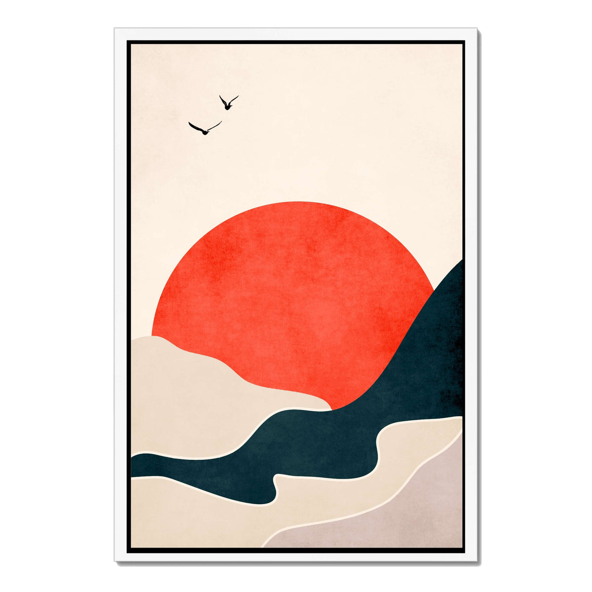 Hazel Axis Bird Canvas Wall Art — gallery image 34