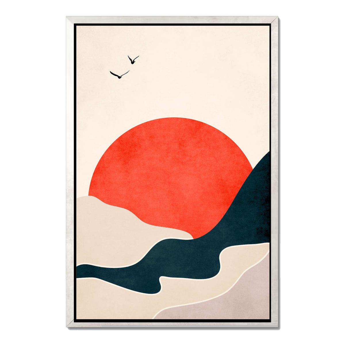 Hazel Axis Bird Canvas Wall Art — gallery image 31