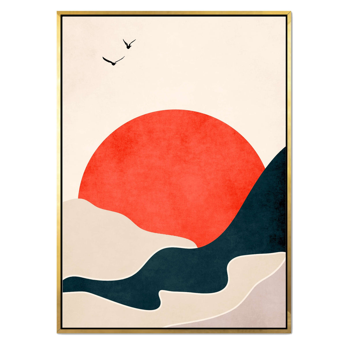 Hazel Axis Bird Canvas Wall Art — gallery image 24