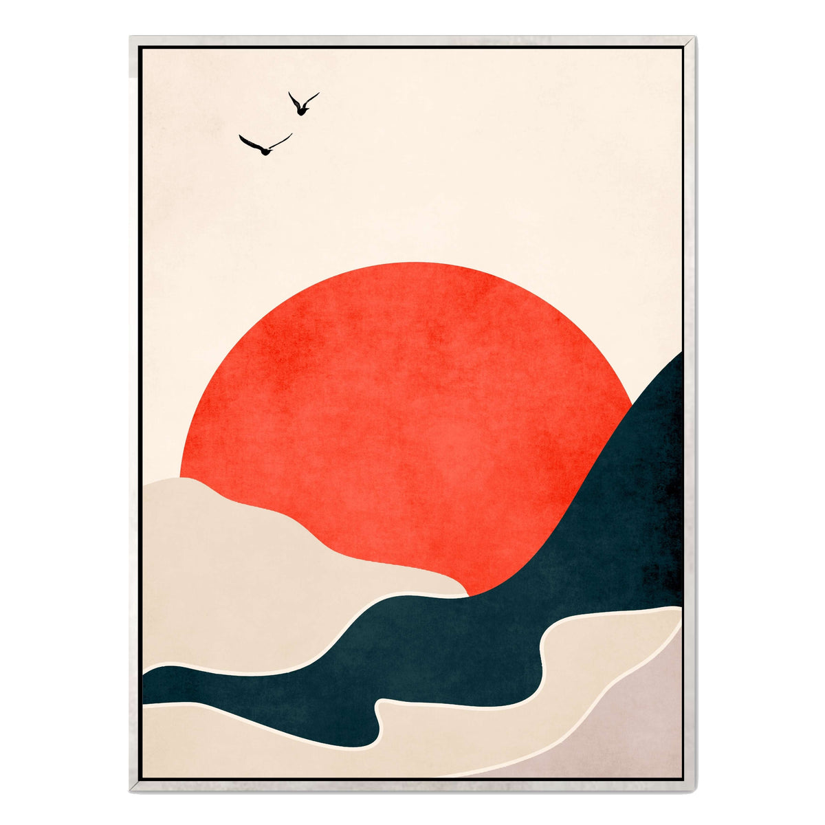 Hazel Axis Bird Canvas Wall Art — gallery image 51