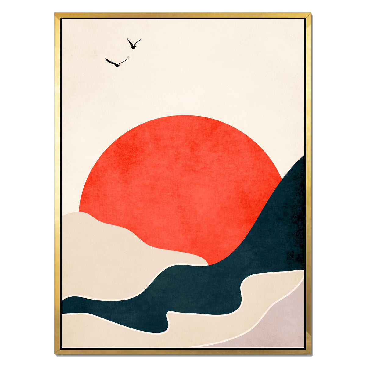 Hazel Axis Bird Canvas Wall Art — gallery image 43