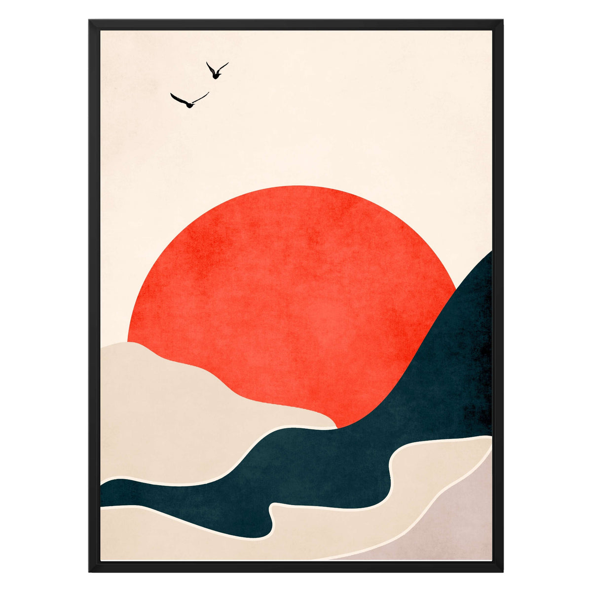 Hazel Axis Bird Canvas Wall Art — gallery image 36