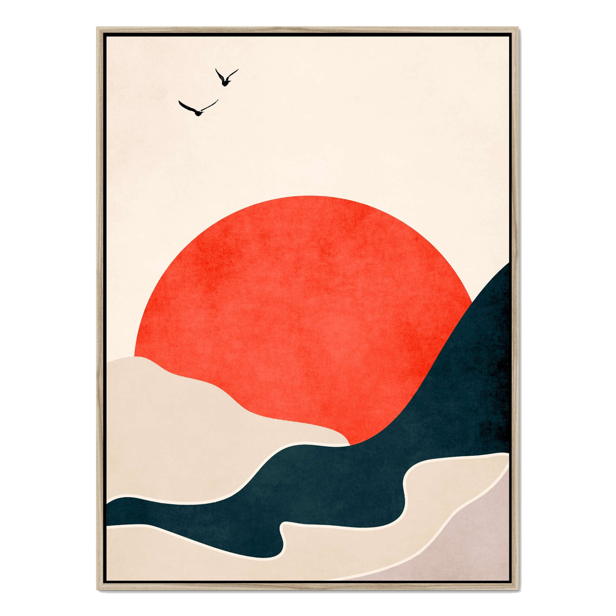 Hazel Axis Bird Canvas Wall Art — gallery image 29
