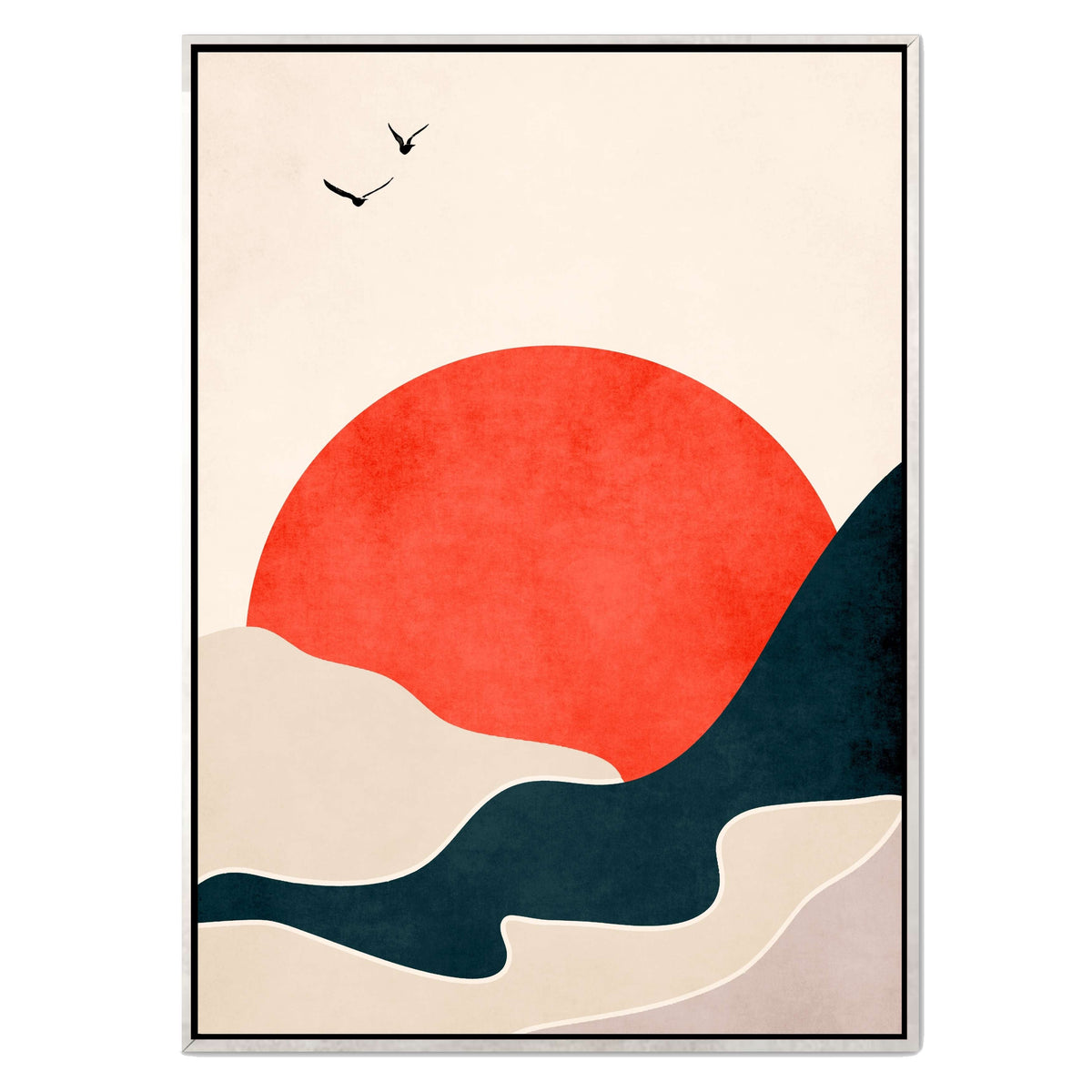 Hazel Axis Bird Canvas Wall Art — gallery image 49