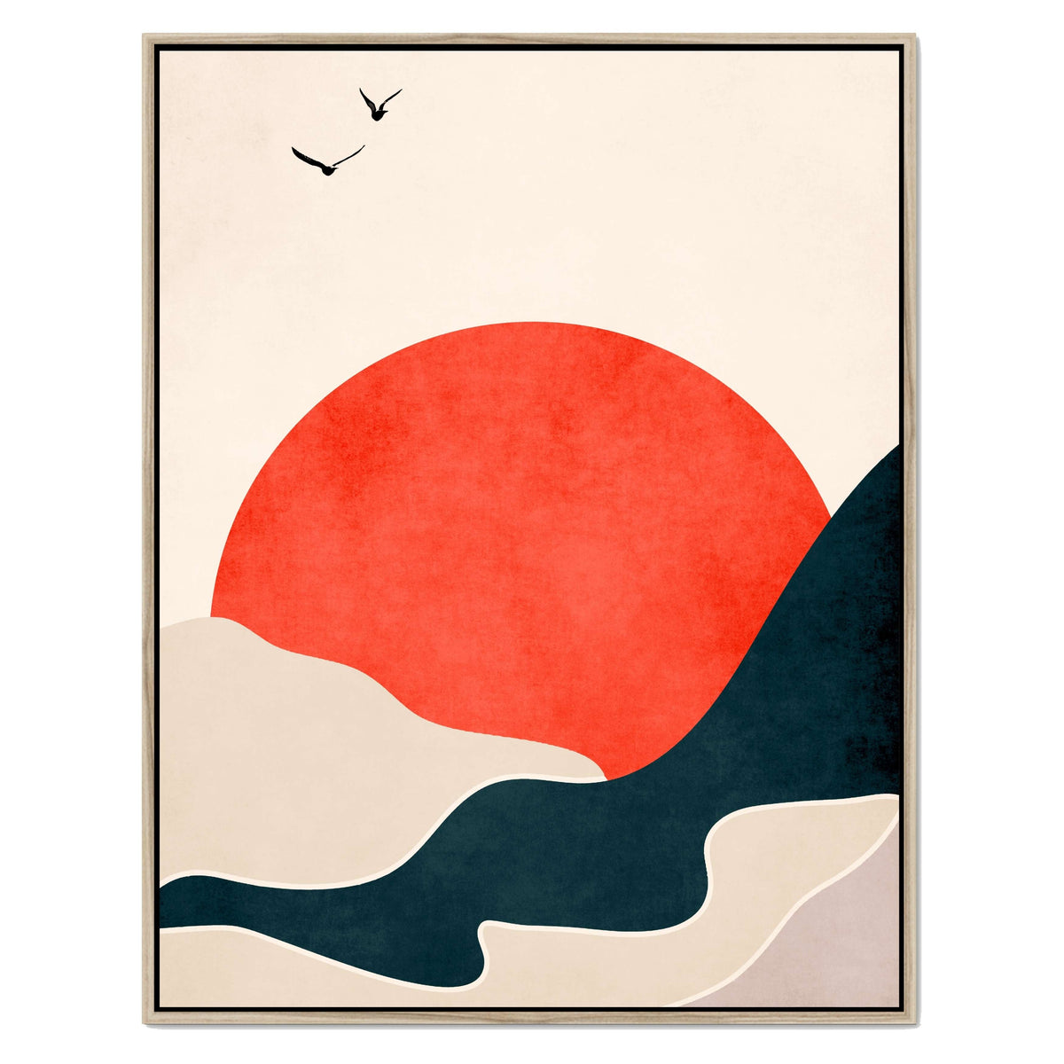 Hazel Axis Bird Canvas Wall Art — gallery image 27