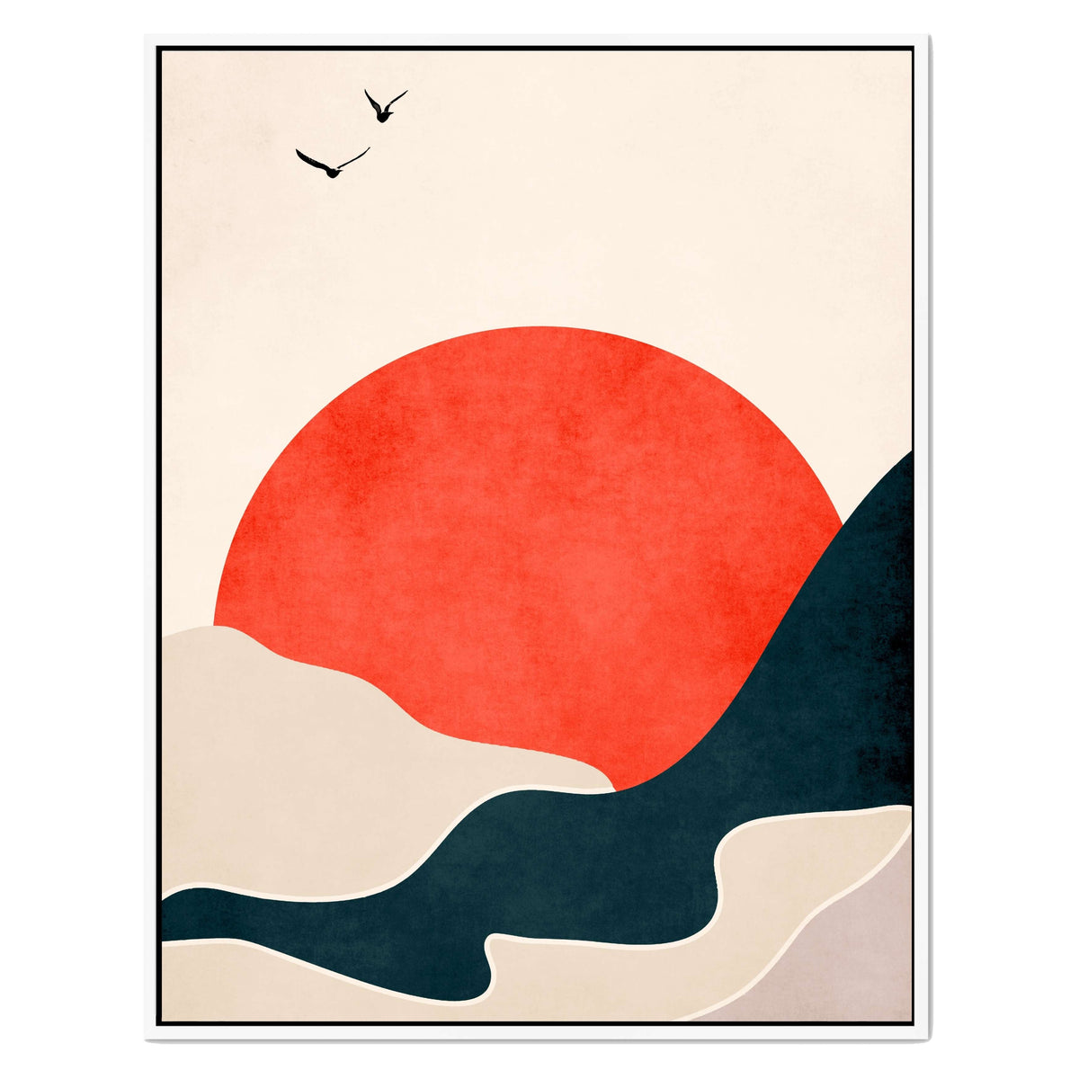 Hazel Axis Bird Canvas Wall Art — gallery image 32