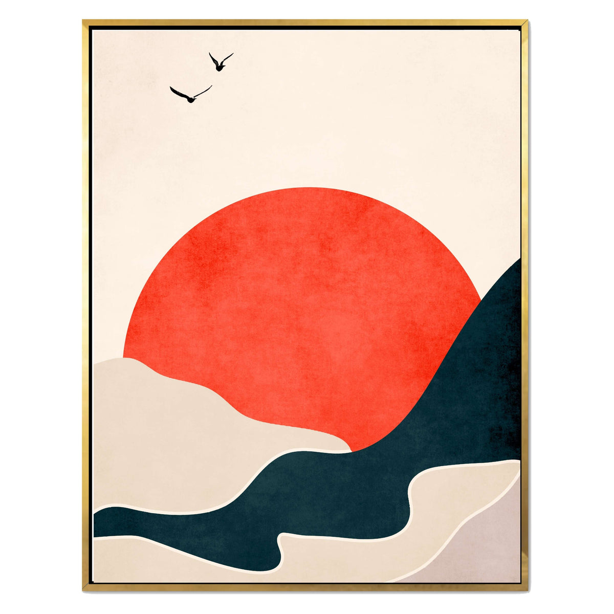 Hazel Axis Bird Canvas Wall Art — gallery image 42