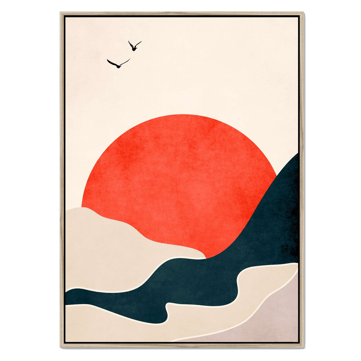 Hazel Axis Bird Canvas Wall Art — gallery image 45