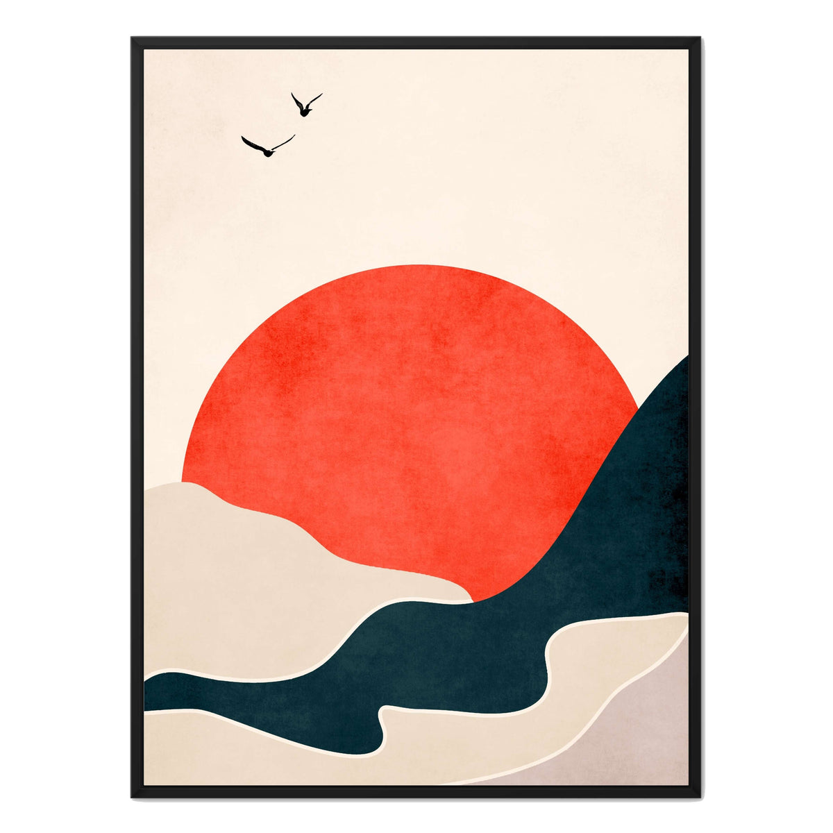 Hazel Axis Bird Canvas Wall Art — gallery image 37