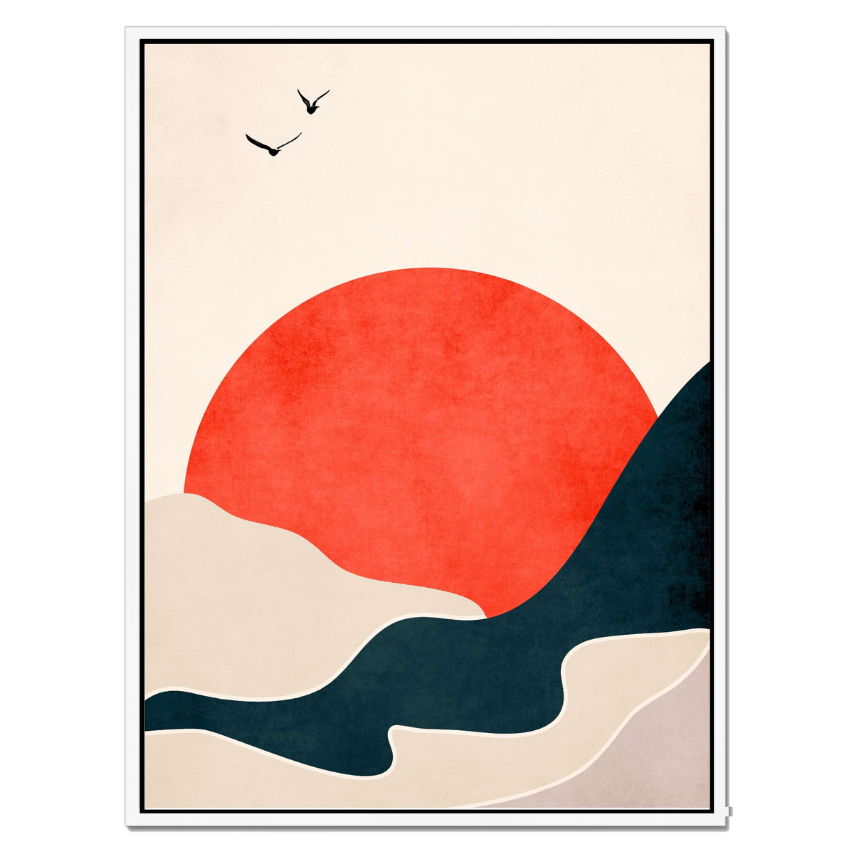 Hazel Axis Bird Canvas Wall Art — gallery image 53
