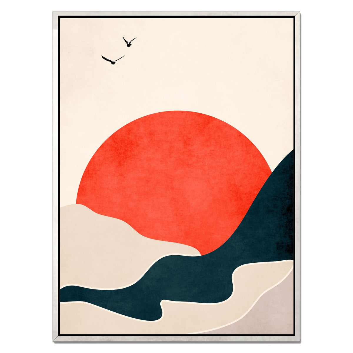 Hazel Axis Bird Canvas Wall Art — gallery image 50