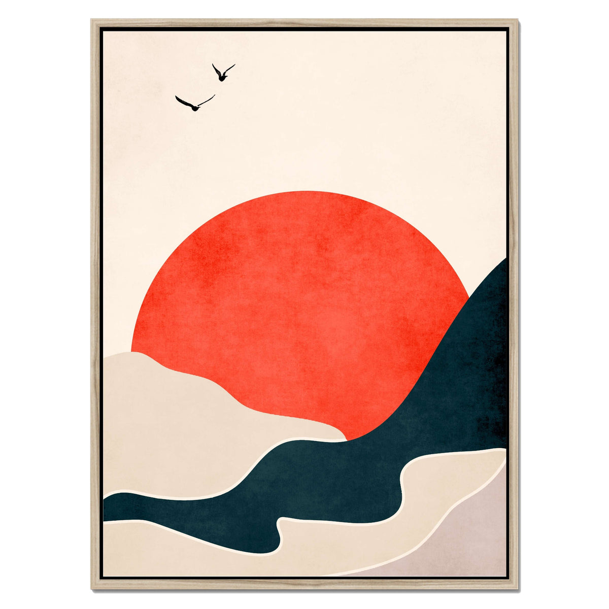 Hazel Axis Bird Canvas Wall Art — gallery image 47