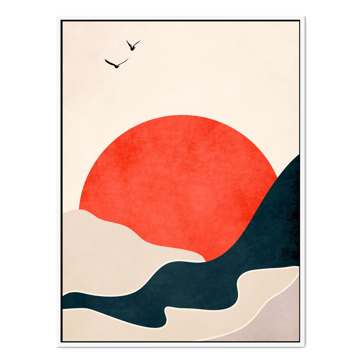 Hazel Axis Bird Canvas Wall Art — gallery image 35