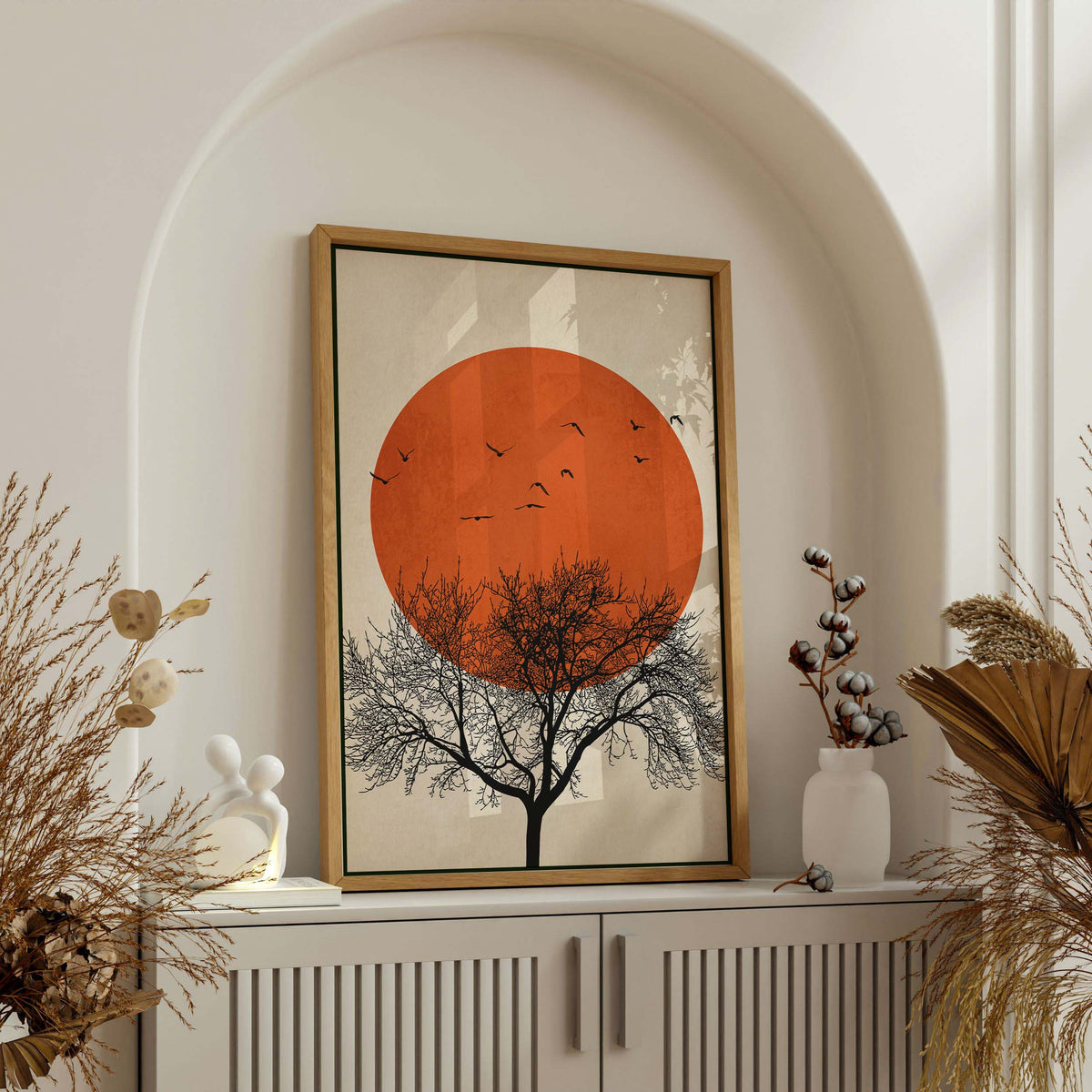 Thistle Axis Bird Canvas Wall Art — gallery image 6