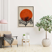 Thistle Axis Bird Canvas Wall Art — gallery image 3