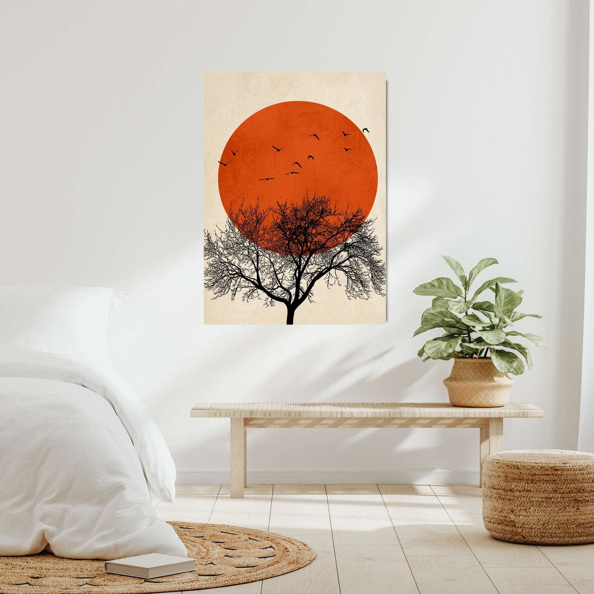 Thistle Axis Bird Canvas Wall Art — gallery image 9