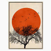 Thistle Axis Bird Canvas Wall Art — gallery image 1