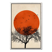 Thistle Axis Bird Canvas Wall Art — gallery image 45
