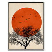 Thistle Axis Bird Canvas Wall Art — gallery image 46