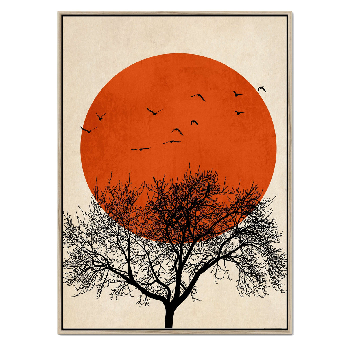 Thistle Axis Bird Canvas Wall Art — gallery image 37
