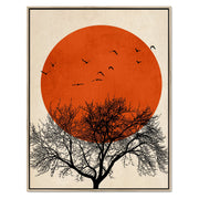 Thistle Axis Bird Canvas Wall Art — gallery image 36