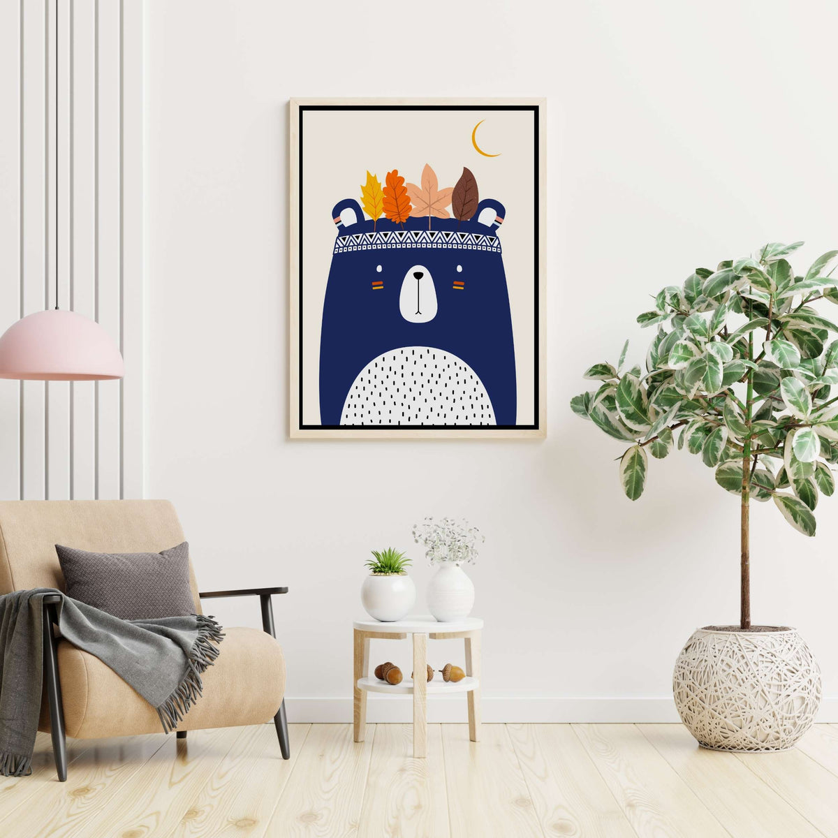 Haddon Axis Botanical Canvas Wall Art — gallery image 3