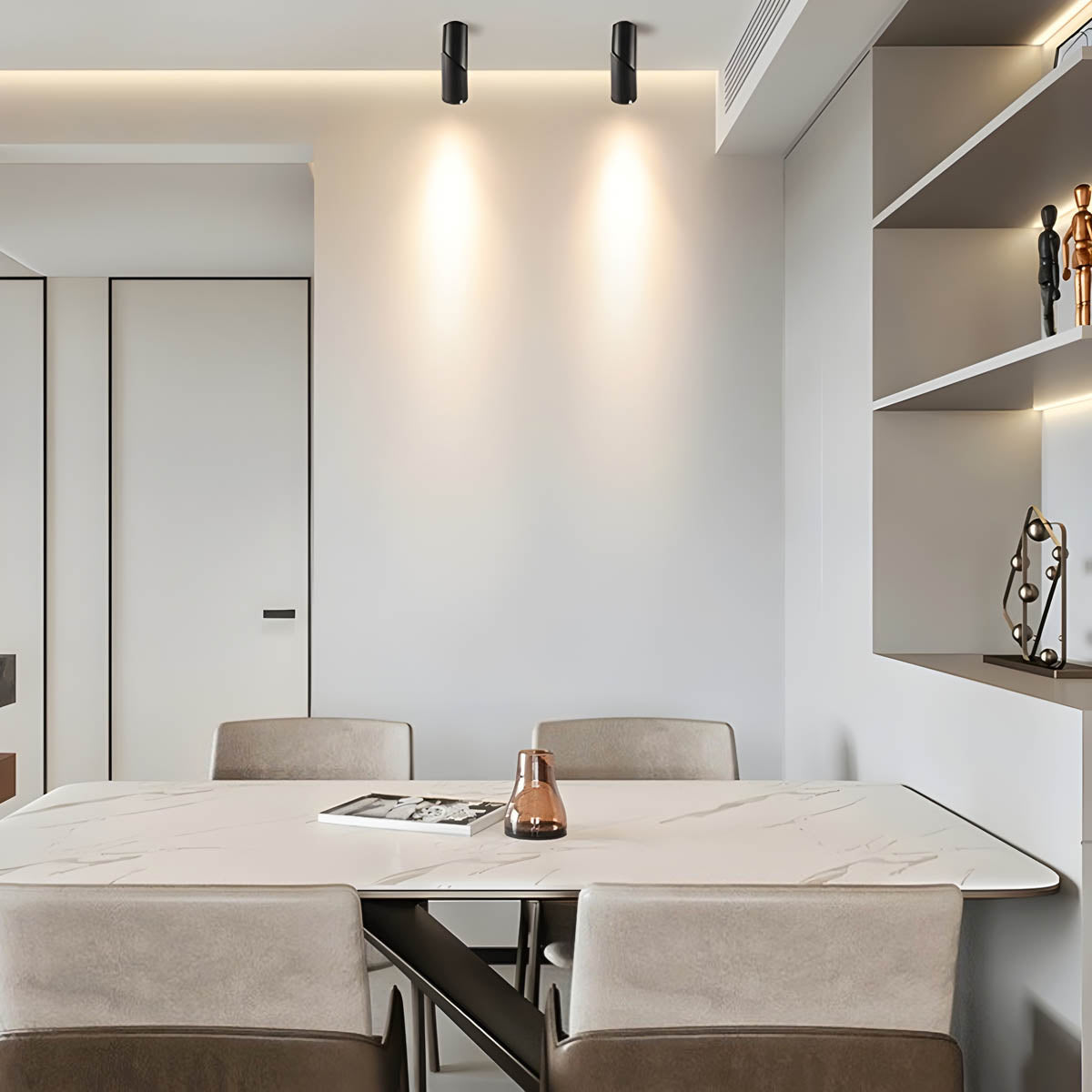 Thornfield Loop Aluminum Ceiling Light — gallery image 7