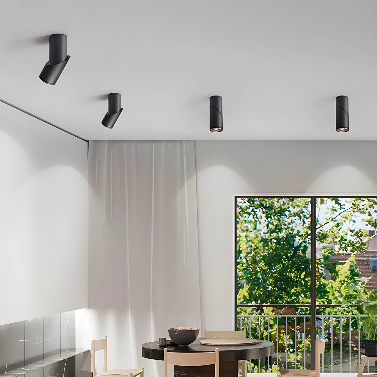 Thornfield Loop Aluminum Ceiling Light — gallery image 9