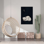 Elmwood Loop Cat Canvas Wall Art — gallery image 3