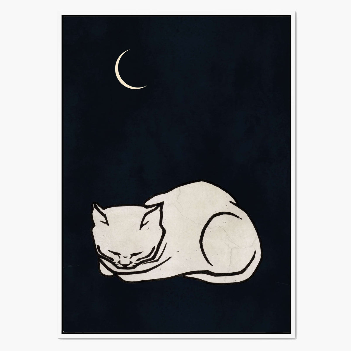 Elmwood Loop Cat Canvas Wall Art — gallery image 1