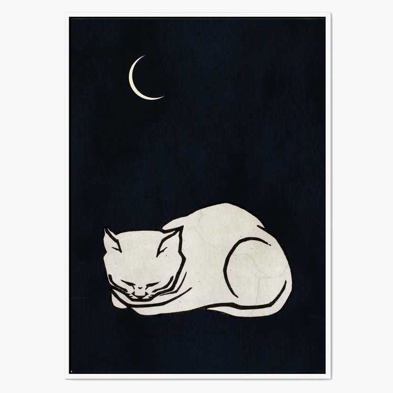 
Elmwood Loop Cat Canvas Wall Art — photo 1