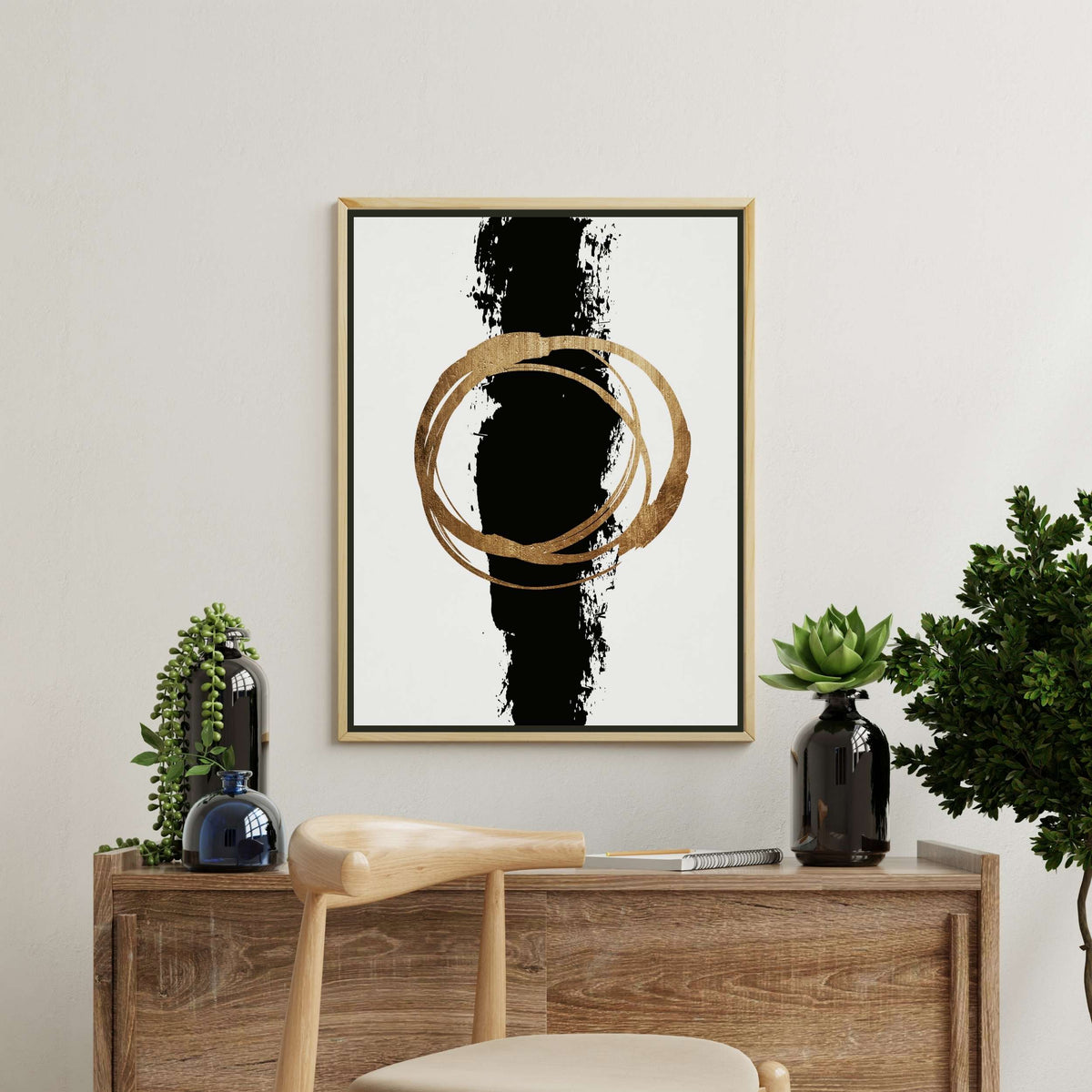Waverley Axis Geometric Canvas Wall Art — gallery image 8