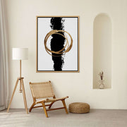 Waverley Axis Geometric Canvas Wall Art — gallery image 2