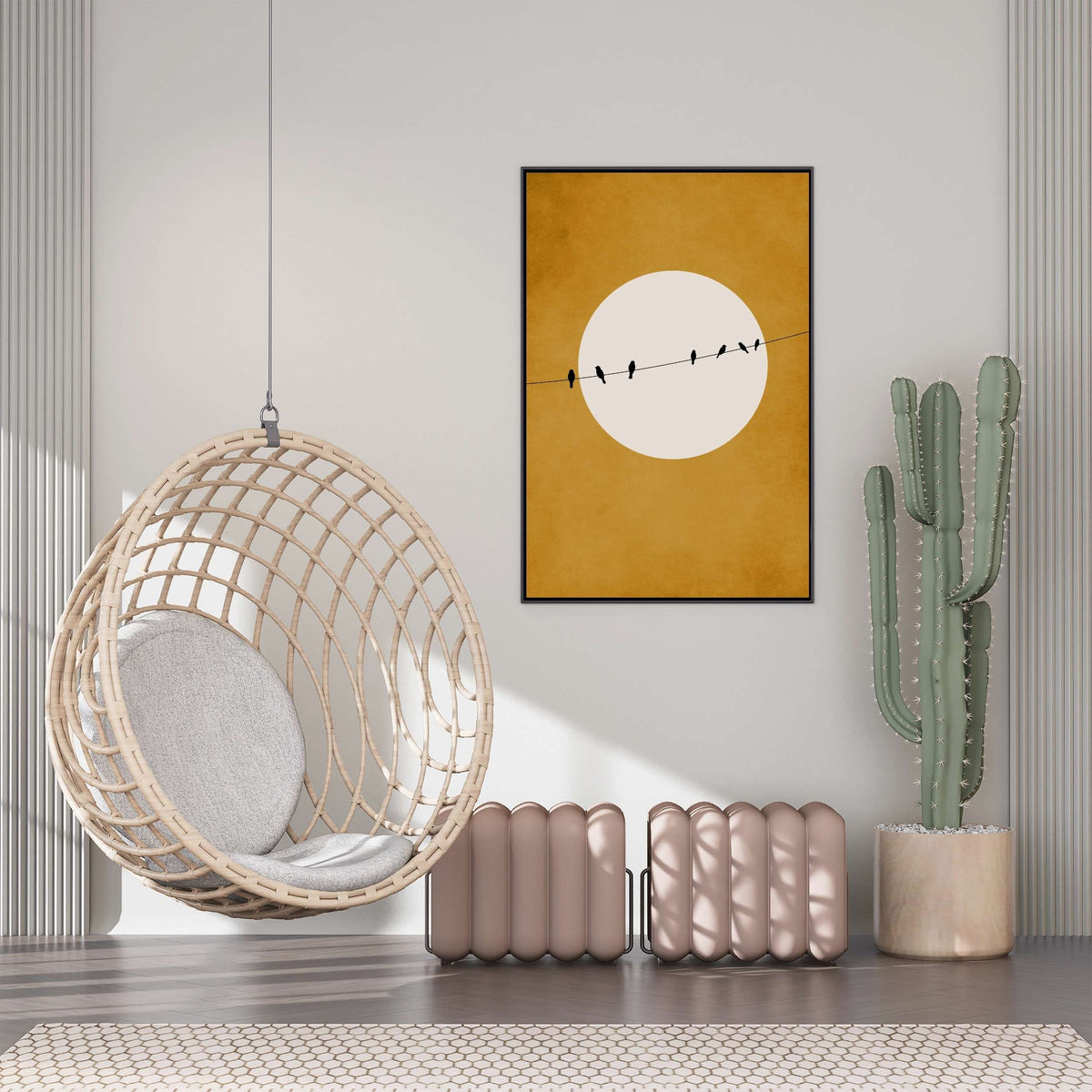 Asterwood Axis Bird Canvas Wall Art — gallery image 2