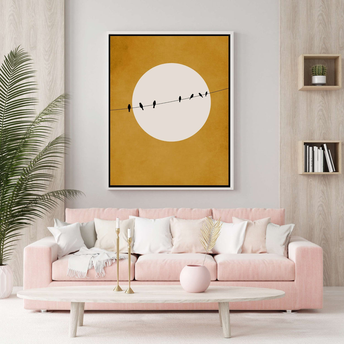 Asterwood Axis Bird Canvas Wall Art — gallery image 3