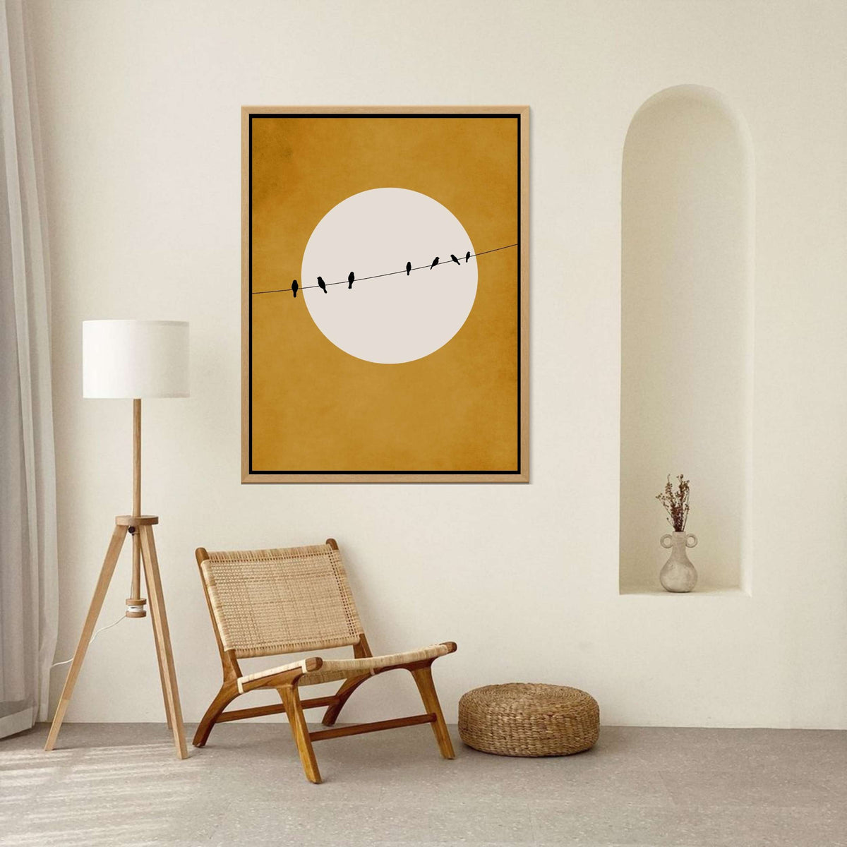 Asterwood Axis Bird Canvas Wall Art — gallery image 8